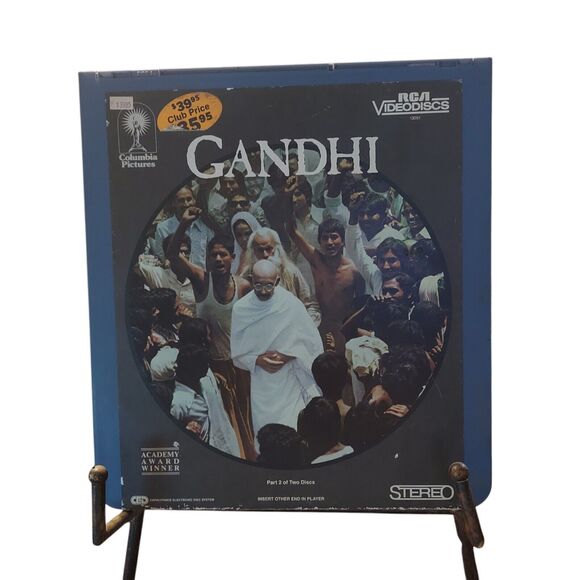 Gandhi CED VideoDisc (1982) Columbia Pictures RCA VideoDisc Disc - Picture 2 of 3